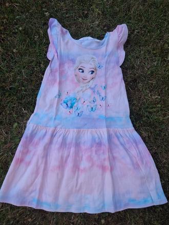 Bavlnené šaty frozen, h&m,122