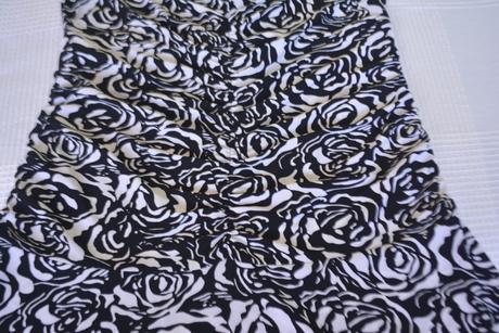 Čierno-biele letné šaty veľ. l-xl, l