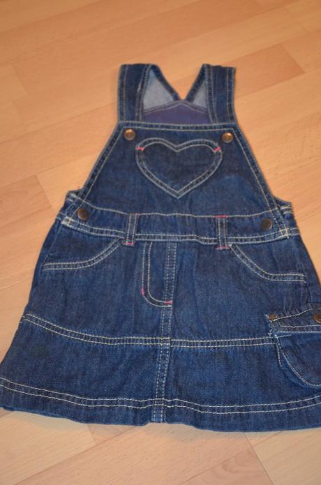 Rifľové šaty lupilu 86 so srdiečkom top stav, lupilu,86