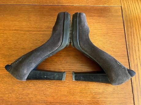 Lodičky calvin klein z brúsenej kože, 37