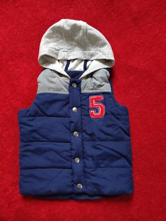 Zateplená vesta, nutmeg,86