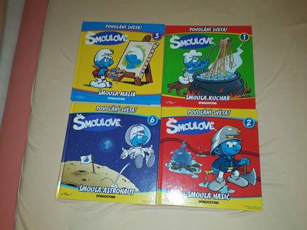 Mam na predaj knizku šmolkovia 4 ks,