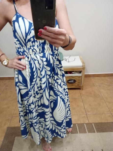 Šaty h&m a riflovka mango, h&m,s