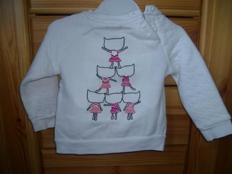 Mačičková mikina, f&f,74