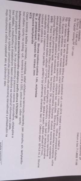 Sú moje výsledky z vyšetrenia zlé?