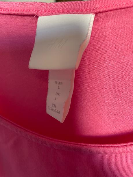 Tričko s puff rukávmi, h&m,l