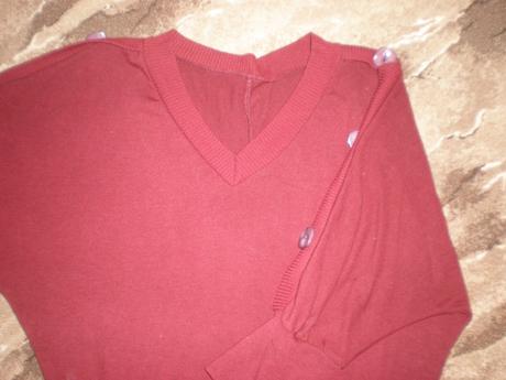 Bordový svetrík, m