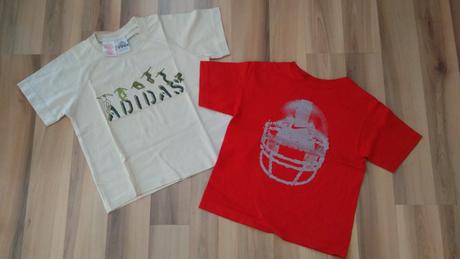 2x bavlnené tričko, 3-4, adidas,104