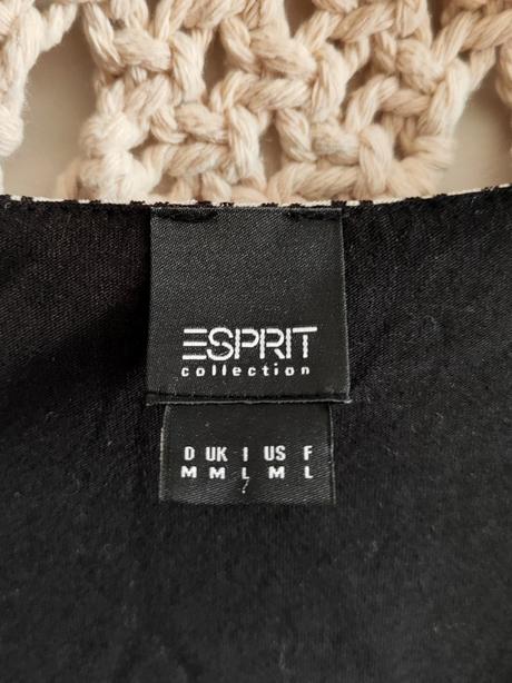 Čiernobiele šaty esprit, esprit,m