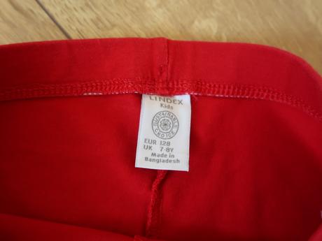 Dievčenské tenké legíny lindex 128 (7-8r) top stav, lindex,128