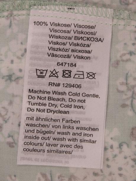 -s jemným kvetinovým vzorom bonprix veľ. 40, bonprix,40