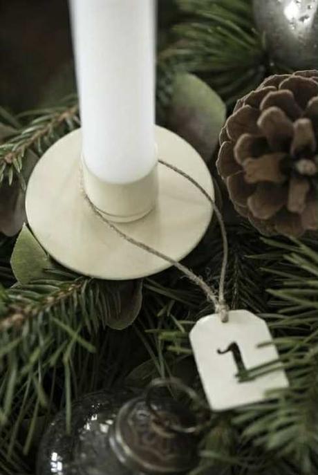 Kovové čísla na adventné sviečky ib laursen, 