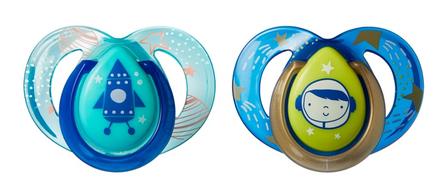 Tommee tippee 333629 cumlík c2n night 6-18m, 2 ks, tommee tippee