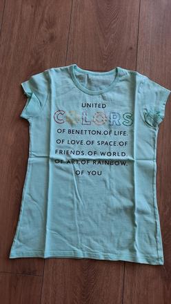 Benetton dievčenské tričko, benetton,l