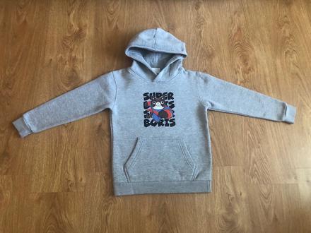 Mikina boris, youtuber fizi, výborný stav, 122