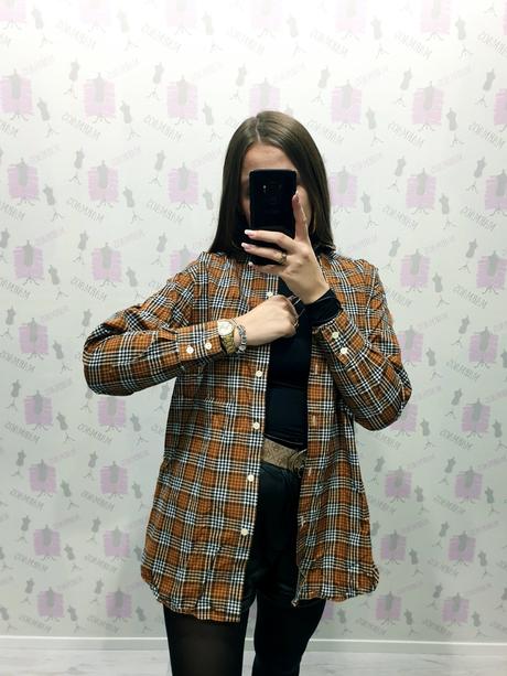 Monki oversize košeľa, xs