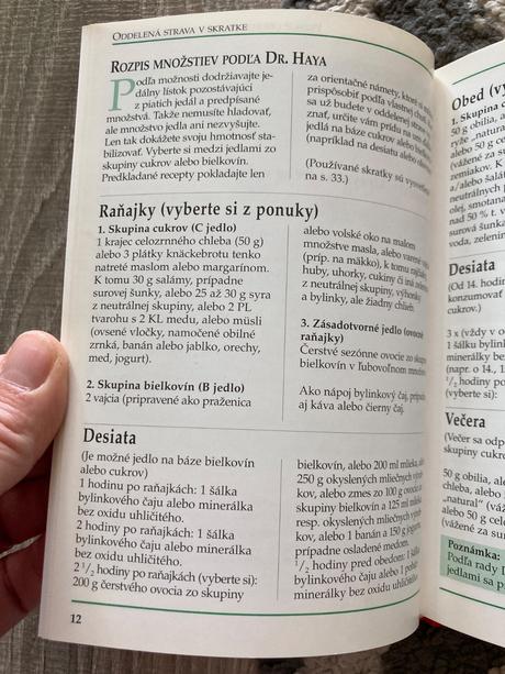 Oddelená strava doma a v reštaurácii (1999), 