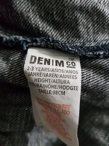 Riflova suknicka, denim co,98