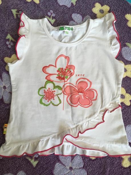 Krásne tričko s kvietkami, frog,110