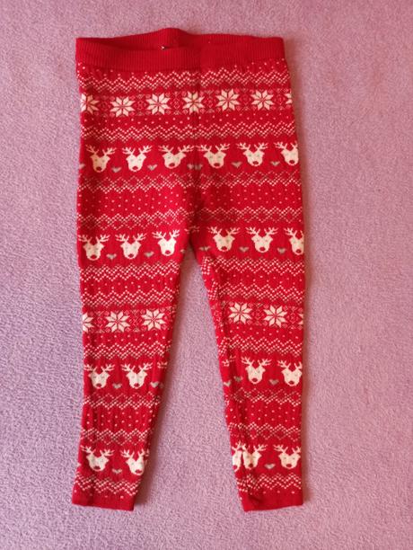 Zateplené legíny vianočné, lupilu,92