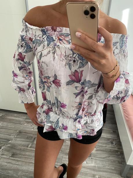 Kvetinová blúzka, mohito,xs