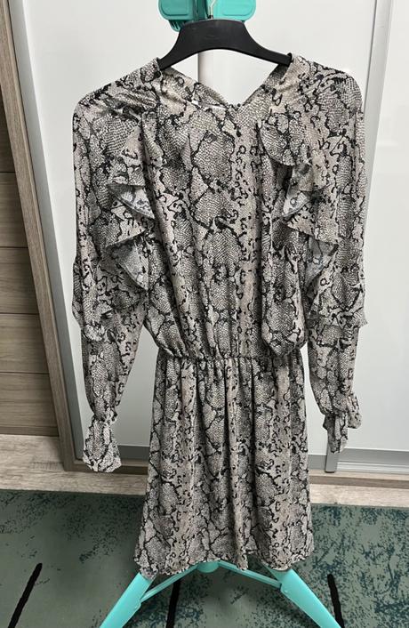 Šaty s hadím vzorom, mohito,s