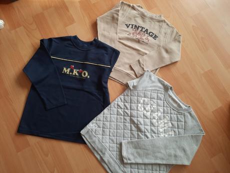 Dievčenské mikiny-3 ks, reserved,128