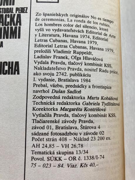 R. valero, a. perez,a. molina nie je čas.. (1984),