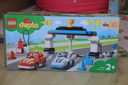 Lego duplo pretekárske autá,