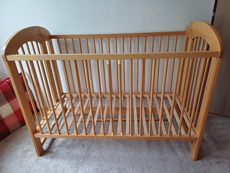 Detská postieľka 120x60cm vrátane matraca, šírka (cm): 120,dĺžka (cm): 60