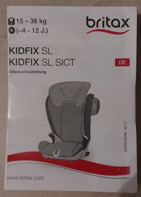 Autosedacka britax römer kidfix sl s isofixom, römer