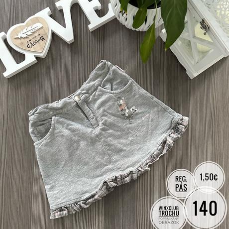 Tepláková sukňa, 140