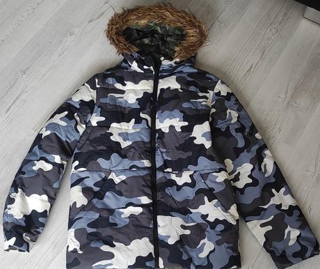 Obojstranná maskáčova bunda, f&f,164