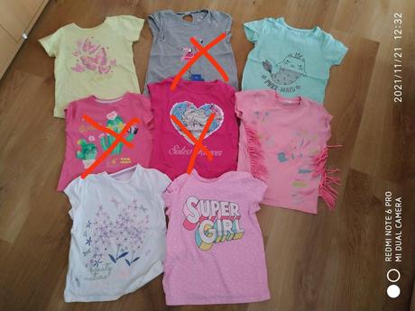 Tričká na doma, h&m,116