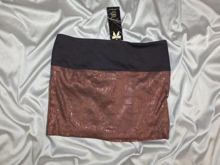 Kvalitné flitrovaná mini sukňa, river island,s