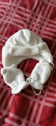 Čiapka a rukavice 43-45cm, ergee,<50