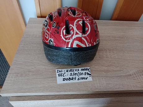 Detská cyklistická prilba zn.kellys mark veľ.s/m, s