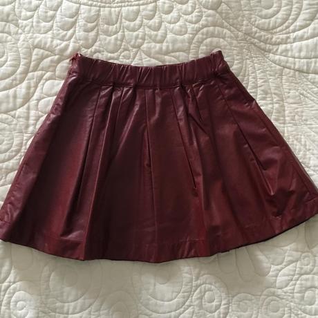 Koženková suknička iludia, 116