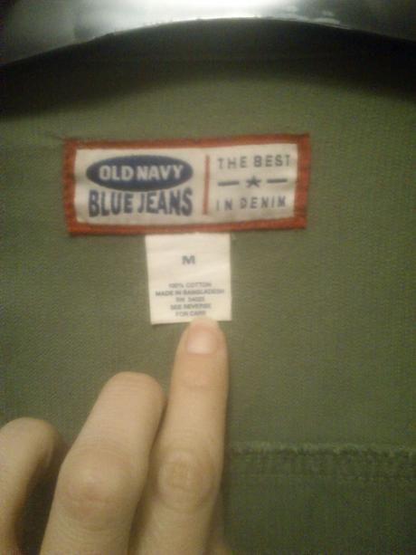 Old navy bundicka, s