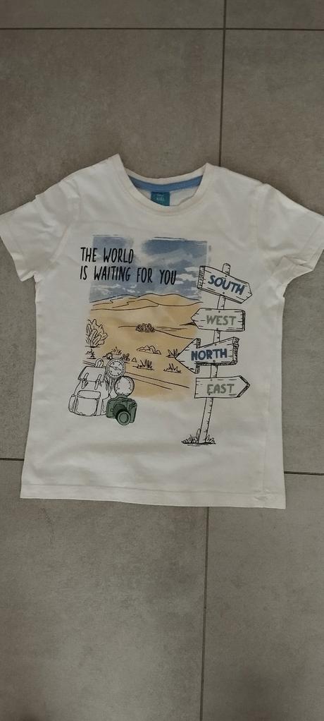 Chlapčenské bavlnené tričko, 116