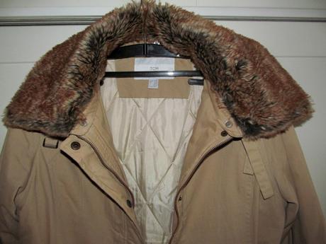 Kabat tcm s odopinacim kozusinovym golierom, v.m, tchibo,40
