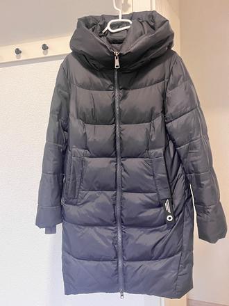 Teplá dlhá bunda 158/xs, 158