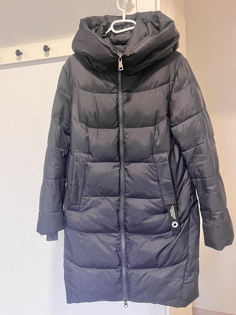 Teplá dlhá bunda 158/xs, 158