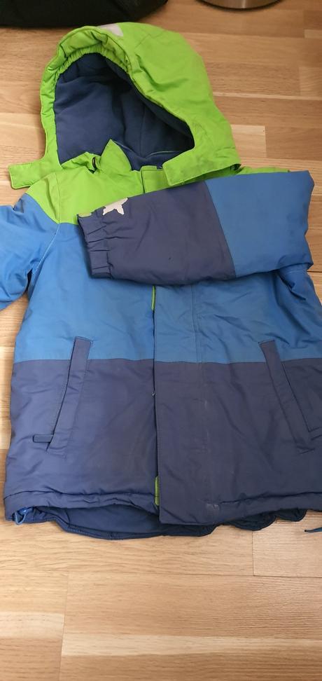 Lyziarska suprava - bunda a oteplovaky 116 tchibo, tchibo,116