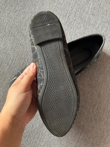 Čierno-zlaté balerínky 38/39, 39