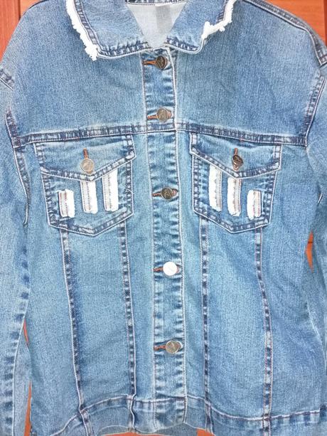 Štýlová riflová bundička, l