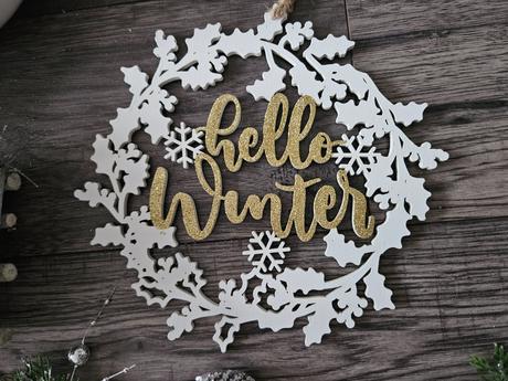 Vianočné zimné dekorácie biele vianoce, 