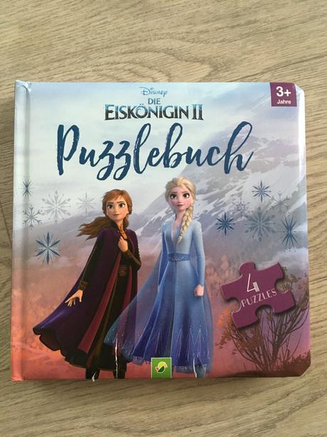 Detská kniha s puzzle po nemecky, 