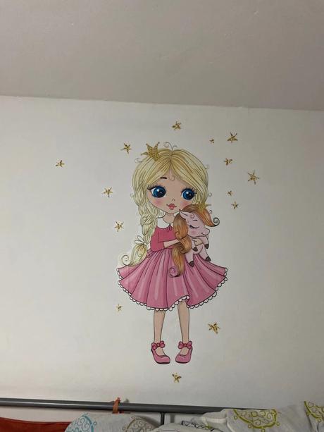 Krásne nálepky na stenu do dievčenskej izbičky, 