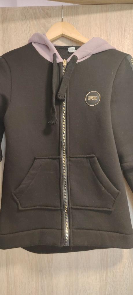 Predĺžená teplá mikina, 158